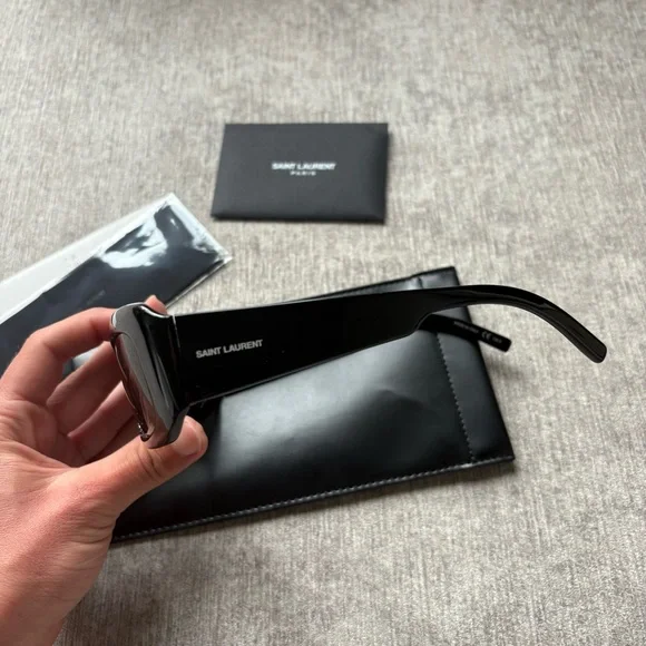 Saint Laurent Black Sunglasses - Picture 8 of 8